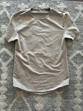 BYLT Crew Neck T-Shirt in Light Taupe